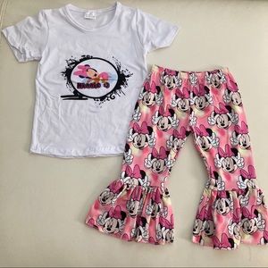 Boutique Minnie Mouse cute pants set